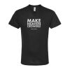 Unisex Poly-Rich V-Neck T-Shirt Thumbnail